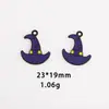 Colgante Sombrero de Demonio Dibujos Animados Fantasma Esmalte Aleación Accesorios Collar Pendiente Pendiente