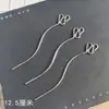 Estilo Antiguo Accesorios para el Cabello Chapados en Oro Material Dinastía Han Accesorios para Pasador de Pelo Peine para el Cabello Hecho a Mano DIY Tenedor para el Cabello Pasador Cuerpo Principal