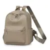 Mochila para Mujer 2026 Nueva Moda Simple Gran Capacidad Color Sólido Bolso de Moda Estilo Coreano Bolso de Mano Elegante de Alta Calidad