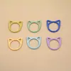 Atacado do Fabricante Liga Colorida Orelhas de Gato Marcadores de Pontos Marcadores de Pontos Fechados Marcadores de Pontos Desenho Animado Ferramentas de Tricô DIY