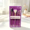 Set de Pinceles de Maquillaje Cielo Estrellado Caja Transfronteriza Pincel para Polvos Súper Suave Difuminador de Ojos Sombra de Ojos Corrector Máscara de Pestañas Rizador de Pestañas