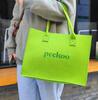 Bolsa de feltro peekoo bolsa de ombro tote feminina versátil grande capacidade Nova bolsa de mão de feltro bolsa de feltro para o dia a dia