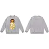 Suministro Mayorista Transfronterizo de Marca de Moda de Comercio Exterior Sudadera Pesada de Algodón con Cuello Redondo Chaqueta Larga de Tiburón 13