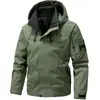 Nova Jaqueta de Outono Masculina para Exterior com Capuz à Prova de Vento e Impermeável Tendência Roupa de Trabalho Caminhada Alpinismo