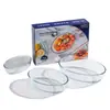 Molde de Vidrio Resistente al Calor para Hornear, Bandeja Transparente para Hornear en Microondas para Uso Doméstico, Molde para Hornear Arroz, Plato Cuadrado para Cocinar Pescado al Vapor, Plato, Plato para Servir