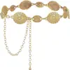 Cadena de Cintura Estilo Bohemio de Metal para Vestidos de Mezclilla y Accesorios para Jeans de Mujer, Adecuada para Vestidos, Al por Mayor en Stock