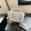 Bolso Bordado con Diamantes para Mujer, Nuevo Bolso Cruzado con Cadena Versátil de Moda de Verano, Bolso Cuadrado Pequeño Simple y Elegante en Forma de Caja