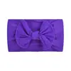 Diadema Elástica de Nylon Tejida a Mano de Color Sólido con Lazo de Ala Ancha para Niños, Amazon Europeo y Americano Transfronterizo, Accesorios para el Cabello Infantil 228
