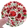 60 Adesivos Personalizados Graffiti Rosa Vermelho Transfronteiriços Conjunto para Mala Copo d'Água Patinete Adesivos Atacado