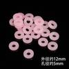 Fivela de segurança de vidro diy pequenas joias material feito à mão 10/12mm fivela de segurança pulseira pulseira colar pingente anel de corrida