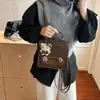 Mochila Transfronteriza, Compacta Estilo Universitario 2025 Nueva Bolso Mini de Alta Gama para Mujer, Lujo Ligero Nicho Bolso Cuadrado Pequeño de un Solo Hombro