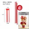 Simulação Balde de flores de ano novo dourado Material Holly Fortune Fruit Balde de celebração de ano novo Decoração Arranjo de flores Material Fruta vermelha