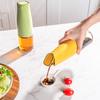 Olla de Aceite Doméstica Japonesa de Apertura y Cierre Automático, Recipiente de Vidrio para Salsa de Soja y Vinagre a Prueba de Fugas, Botella Sellada para Condimentos