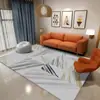 Nueva Alfombra de Piso Sala de Estar Dormitorio Lujo Ligero Alta Calidad Simple Cobertura Total Sofá Alfombra de Piso Grande Mesa de Café Limpiable Alfombra de Mesita de Noche