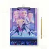 Nuevo Producto de Comercio Exterior Carpeta Tablero Resistente A4 Estudiante Carpeta Almacenamiento Oficina Carpeta Tablero Único Pintura Diario Fresco