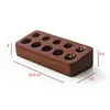 Expositor de Rack Essencial para Armazenamento de Óleos Essenciais Salão de Beleza Spa Rack de Armazenamento de Madeira para Perfumes Caixa de Armazenamento Simples Rack Organizador Doterra