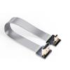 Cable FFC desmontable LDK D2-A2 microHDMI macho curvo a HDMI macho curvo, codo HDMI