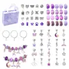 Amazon Mais Vendido Conjunto de Pulseiras DIY Infantil Feito à Mão DIY Contas Exquisito Criativo Conjunto de Pulseiras de Joias Caixa de Presente