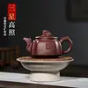 Casa Modelo Sala de Té con Estanterías de Exhibición Estilo Chino, Teteras de Arcilla Púrpura, Mascotas de Té, Teteras Pequeñas, Juegos de Té Kung Fu, Recipientes para Té de Arcilla Púrpura y Artículos Decorativos