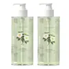 Gel de Ducha Shampoo Fragancia Refrescante de Camelia Fragancia de Larga Duración Anticaspa Antipicazón Familiar Control de Grasa Hidratante Gran Capacidad Set de Dos Piezas