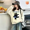 Sudadera infantil, nuevo modelo otoño 2026 para niños mayores, cálida, elegante, bloques de color, top para niñas, cuello redondo, manga larga, ropa infantil al por mayor