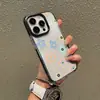 Popular en el comercio exterior: Funda de teléfono pequeña floral color macarrón para iPhone 17, funda transparente para Apple 16 Pro