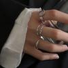 Nuevo Anillo Personalizado Irregular de Capullo de Flor Estilo Coreano para Mujer, Anillo Abierto de Vid de Ágata Moda Retro, Anillo para Dedo Índice