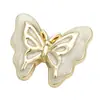 Botones Metálicos Azules, Botones con Forma de Mariposa Teñidos al Aceite, Botones Decorativos para Abrigos de Lana, Botones para Suéteres, Botones para Abrigos y Trajes