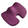 Venta al por mayor del fabricante Cojines de oficina personalizados de espuma viscoelástica de rebote lento Cojines para asiento de silla de coche Cojines de maternidad para estar sentado mucho tiempo