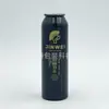 Suministro del Fabricante Tanque Aerosol 120ml Botella de Aluminio Impresión de Pintura en Aerosol Negra
