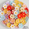 Flores Artificiales Mixtas Resina Accesorios Pequeños Hechos a Mano DIY Pegamento de Crema Pegatinas para Refrigerador Accesorios para Zuecos Accesorios de Parche
