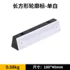 Luz de Tachinha Refletora de Alumínio Fundido para Estrada, Marcador de Estrada Elevado Alimentado por Energia Solar, Tachinha de Estrada de Plástico, Marcador de Contorno de Aço Único/Dupla Face