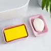 Desagüe de Baño Creativo Caja de Jabón de Doble Capa Caja de Jabón de Plástico Creativa Portátil