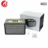 Caixa de Som Bluetooth M22 Bolsa de Couro Subwoofer Tudo-em-Um Áudio para Exterior Home Acton Iii