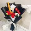 Tulipanes Tejidos a Mano, Nomeolvides, Lirios de Calas, Lavanda, Adornos de Flores Artificiales, Recuerdos, Ramilletes de Muñecas para Graduación