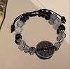 [Maré Nacional Vento Fantasma da Montanha] Pulseira Original Antiga Feita à Mão com Contas de Esmalte Pulseira Masculina Pulseira Feminina Novo Estilo Chinês