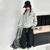 Conjunto de sudadera de estrella estilo coreano para niñas, nuevo suéter con capucha de otoño para niños mayores, ropa infantil casual y súper elegante