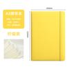 Caderno A5 com elástico, couro PU macio, caderno estudantil, bloco de notas para escritório, atacado, customizável, imprimível, diário