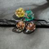 Han Yuyuan Perlas de Vidrio Calabaza Plana Arenas Japonesas 13*9mm Checas Sueltas Materiales para Manualidades DIY Accesorios
