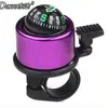 Timbre de Brújula para Bicicleta de Montaña, Timbre de Bicicleta Multicolor con Brújula, Equipo de Bocina para Bicicleta