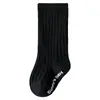 Calcetines para Bebé 2026 Estilo Primavera y Otoño Calcetines de Algodón de Doble Aguja para Recién Nacidos y Bebés Antideslizantes Anti-Frío para el Piso Que No Aprietan las Piernas