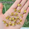 Acessórios de Nail Art Bola de Diamante Empilhada Dourada Outono e Inverno Diamante Empilhado Acabado Diamante de Nail Art de Alta Qualidade Quadrado Gordo Octogonal Branqueamento Diamante de Nail Art Diamante