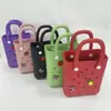 Bolsa de Mão Eva Bolsa de Praia com Furos E-commerce Transfronteiriço Popular Armazenamento Impermeável Mini Bolsa Quadrada Bolsa Eva Raio