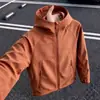Chamarra con capucha inspirada en la dopamina, unisex, para otoño, estilo montaña, softshell, a prueba de viento, ropa de trabajo y ropa exterior para montañismo