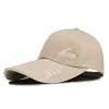 Boné de Baseball Masculino Versátil Pesca Proteção Solar Proteção Solar Chapéu de Sol Esportes ao Ar Livre Viagem Item Quente da Moda