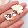 Acessórios para Joias Gota de Óleo DIY Pingente de Xícara de Café Leite Chá Chaveiro Colar Bolsa Liga Pequeno Charme