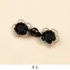 Botón Hecho a Mano de Flor de Rosa de Cristal con Estilo Chino Tradicional, Adecuado para Accesorios de Decoración de Chaleco Qipao Modificado y Hanfu, Disponible en Múltiples Colores