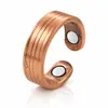 Deseo aliexpress artículo más vendido anillo magnético moda retro creativo europeo americano abierto patrón de martillo anillo magnético de línea