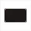 Placas de Nombre Lisas en Stock, Etiquetas Especiales de Grabado y Marcado Láser Negro y Azul, Etiquetas Universales de Aluminio Metálico para Venta al Por Mayor