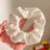 Goma para el pelo de estilo coreano para el verano, dulce estampado de animales, accesorio elástico simple fruncido para coletas, para niñas